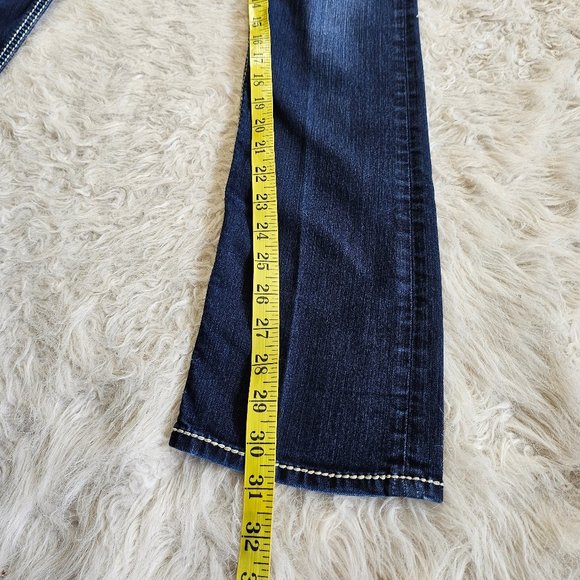 Silver Jeans Women's Blue Berkley Straight Legs Denim Jeans W28/L32 - Picture 7 of 10